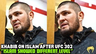 Khabib Nurmagomedov Thoughts On Islam Makhachev Win Over Dustin Poirier At UFC 302 INTERVIEW [upl. by Joya]