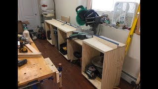 Miter Saw Station Pt1 [upl. by Atwahs]