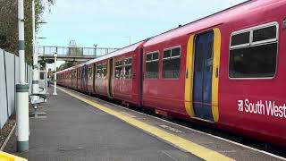 Class 455  South Western Railway  Ashtead Station  11th November 2024 [upl. by Laveen245]