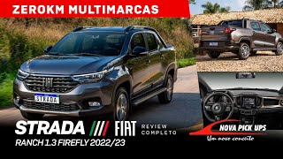 Fiat Strada Ranch 2023  Review de ZeroKm Multimarcas [upl. by Uyekawa]