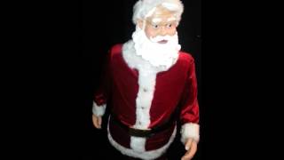 Gemmy Animated Singing Dancing Santa Claus [upl. by Thain892]