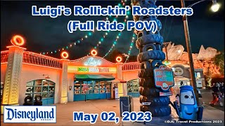 Disneylands Luigis Rollickin Roadsters Full Ride POV  May 02 2023 [upl. by Brandon]