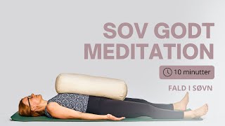 Sov godt meditation  Sovemeditation for dyb ro og afspænding  Cathrine Yoga Online Dansk [upl. by Mylander]