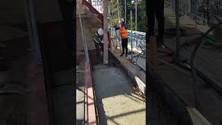 Proper Techniques for Pouring Concrete on a Balcony [upl. by Averi]