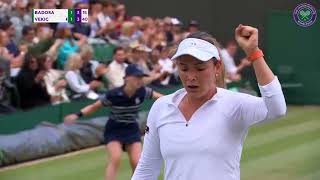 Stunning 27 shot rally ends in incredible forehand  Wimbledon 2024 [upl. by Filahk]