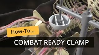 Combat Ready Clamp CRoC Junctional Tourniquet Application [upl. by Auhesoj]