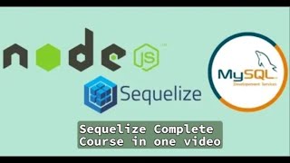 Node Js Sequelize Full Course in Hindi  Node Js Sequelize Complete Course in Hindi sequelize [upl. by Arihaz]