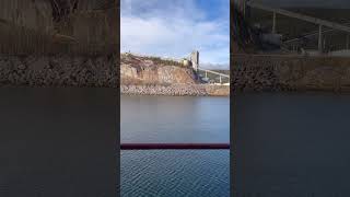 Port de Baie Cameau shorts baie Cameau canada travel ship hills please subscribe👈💐 [upl. by Ayatahs]