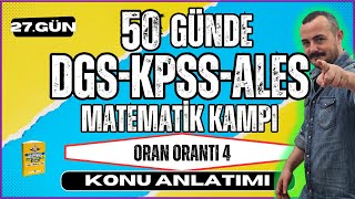 KPSSDGSALES Matematik  Oran Orantı 4  50 Günde KPSSDGSALES Matematik Kampı [upl. by Annod]