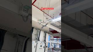 Busbar trunking system Led lights light installation [upl. by Wyatan]