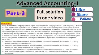 advanced accounting1 chapter 4  Part3 [upl. by Arretal]