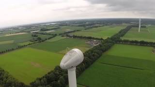 Nieuwe windmolen windpark Neer [upl. by Cardie]