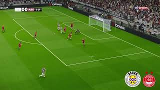 St Mirren v Aberdeen Highlights  Scottish Premiership 202324  PES 21 [upl. by Villada]