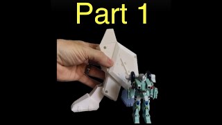 My First Print Project Giant Robotech Alpha Fighter Part 1 [upl. by Malim]