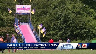 Surry County school hosts community carnival [upl. by Idnym]