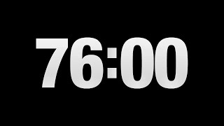 Countdown timer 1 hour and 16 minutes  76 minutes [upl. by Yar]