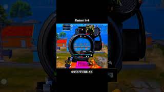 Fastest 1v4 bgmi pubgmobile viralpost viralvideo viralshorts viral viralreels video [upl. by Iblehs148]