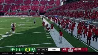 CFA S2 W4 3 Ohio State vs 1 Oregon [upl. by Stanleigh]