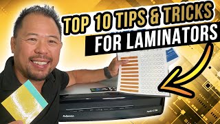 Top 10 Amazing Laminator Tips and Tricks  EdTchoi [upl. by Hoeve]