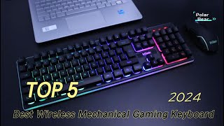 TOP 5 Best Wireless Mechanical Gaming Keyboard in 2024 [upl. by Ball]