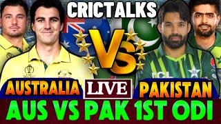 PAK vs AUS 1st ODI Live  Australia vs Pakistan live  Live Scorcard and Comentary  PAK vs AUS 2024 [upl. by Enahsed277]