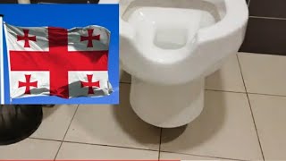 🇬🇪 GEORGIA TOILET 🇬🇪 quotWallhung PORCELANOSA Open Front Bowl and Seatquot [upl. by Ordnaxela639]