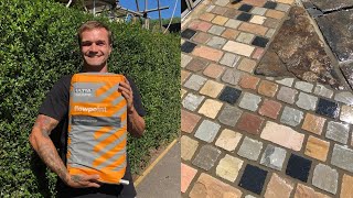 How To Use Flow Point  Liquid Grout System For Paving  Cobbles [upl. by Araed]