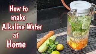 Alkaline water recipe  body detox water  detox drink for weight loss and acidity [upl. by Felty]