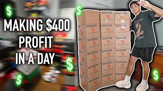 Making 400 Profit In A Day Flipping Sneakers [upl. by Terris]