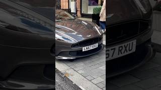 Beautiful Aston Martin Vanquish S V12 Spotted In London astonmartin [upl. by Evans]