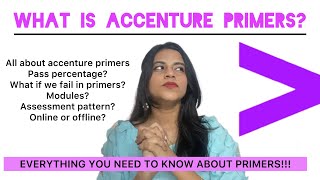 ACCENTURE PRIMERS EXPLAINED ‼️Everything you need to know about primers as a fresher 💜 accenture [upl. by Hesky]