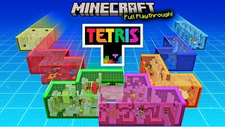 MINECRAFT X TETRIS DLC  Full Game Playthrough [upl. by Dahsra339]