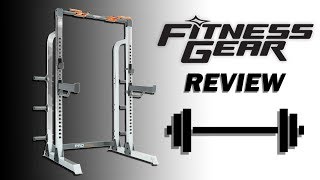 Fitness Gear Half Rack PRO 500 Review [upl. by Sorcha350]