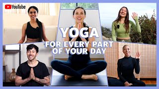 A Full Day Of Yoga Flows in 30 Minutes with yogawithadriene MalovaElena and more [upl. by Hafeetal]