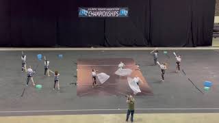 Tidewater winterguard 2024 AIA champs [upl. by Ahsekad]