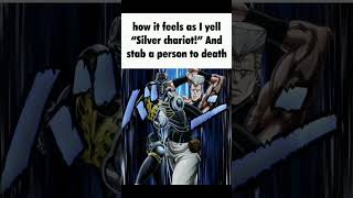 Silver Chariot jojosbizzareadventure polnareff silverchariot [upl. by Ennayd]