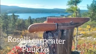 Roselli carpenter puukko [upl. by Ahseit]