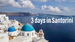 Visiting Santorini for the first time  3 days in Fira and Oia [upl. by Meihar]