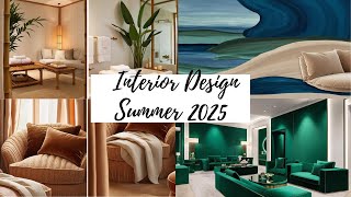 Interior Design Ideas Top Summer Trends 2025 to Transform Your Home [upl. by Aratahs]