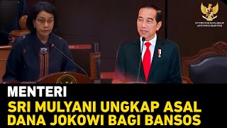 Menteri Sri Mulyani Ungkap Asal Uang Yang Di Pakai Jokowi Untuk Bansos [upl. by Adnuahsar]