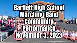 POV Bartlett High School Marching Band  Community Performance  November 3 2023  Bartlett TN [upl. by Taima]