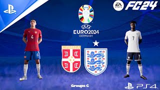 FC 24  Serbie vs Angleterre  UEFA EURO 2024 Match complet  PS4™ [upl. by Oster]