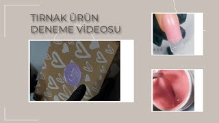 Tırnak Ürün Deneme Videosu CLARESA [upl. by Yttocs]