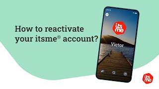 How to reactivate your itsme® account [upl. by Ayikaz]