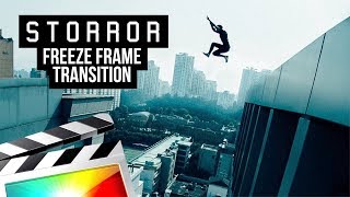 STORROR FREEZE FRAME TRANSITION EFFECT  FINAL CUT PRO X [upl. by Zandt]