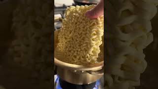 ramen hacks  creamy buldak carbonara [upl. by Herodias631]