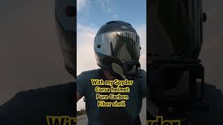 KAWASAKI Z650 AND SPYDER CORSA HELMET  PURE CARBON FIBER [upl. by Radu]