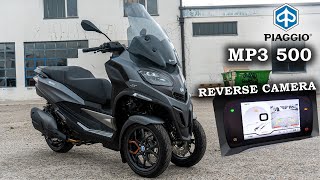 Piaggio MP3 500 With Rear Camera  Walkaround [upl. by Millburn]