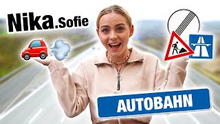 Erste Fahrstunde Autobahn mit Nika Sofie 😱  Fischer Academy [upl. by Rabbi]