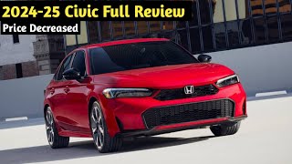 Honda Civic New Model 2024 and 2025 Review In Hindi  Civic Price  Civic Modified  Civic Features [upl. by Zetrauq]